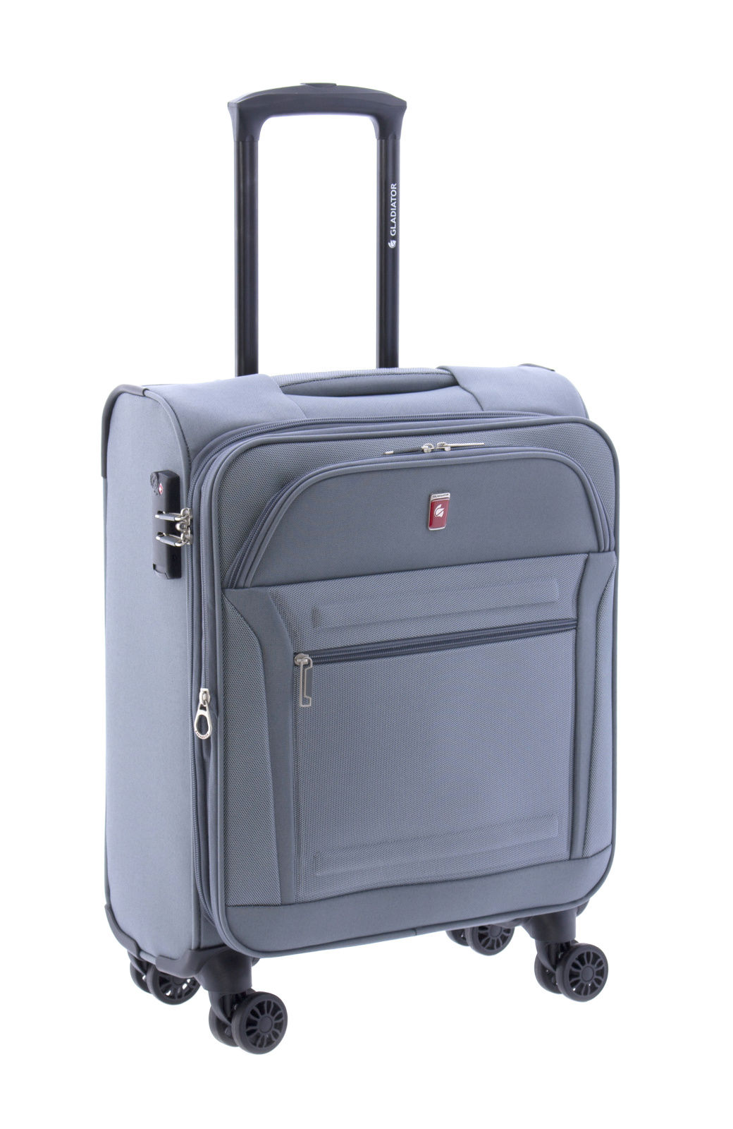 Cestovní kufr Gladiator Siroco 4w S 1010-08 36 L šedá