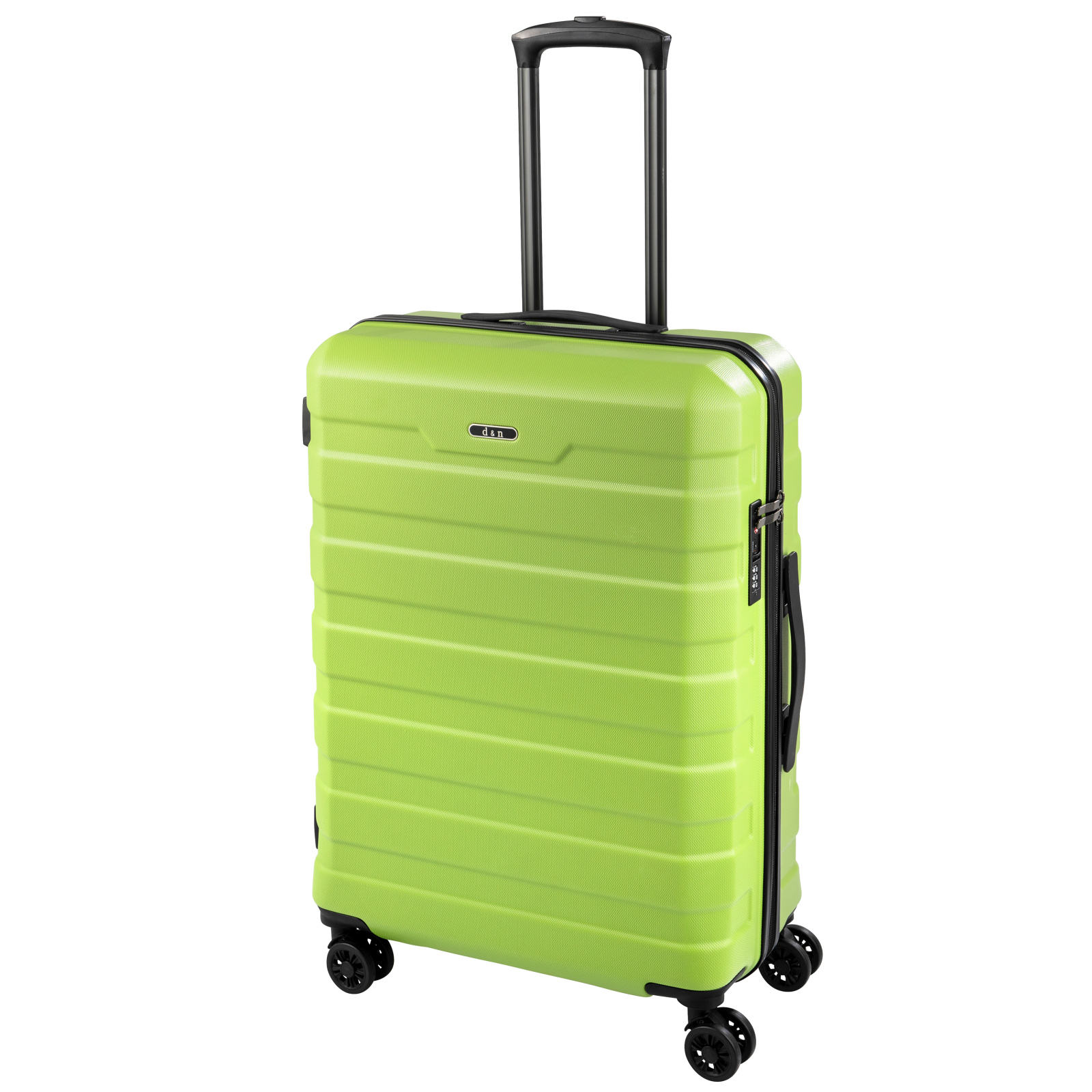 Cestovní kufr d&n 4W M 2460-15 72 L zelená
