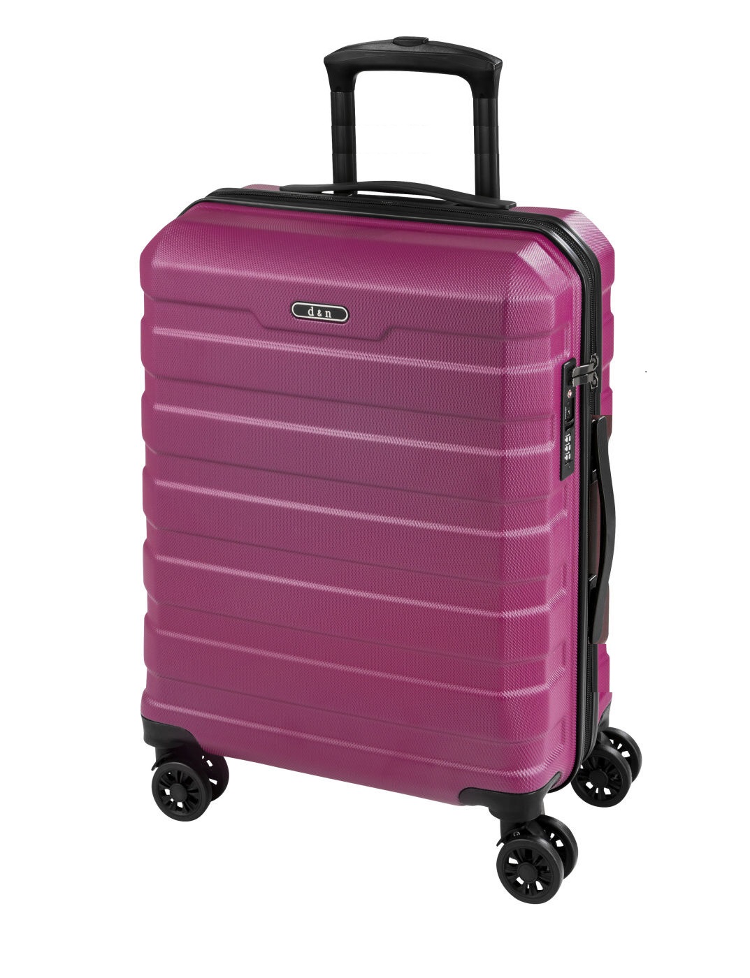 Cestovní kufr d&n 4W L 2470-04 103 L růžová