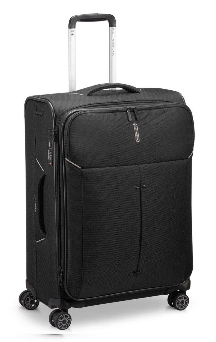 Cestovní kufr Roncato IRONIK M 415302-01 65 L černá