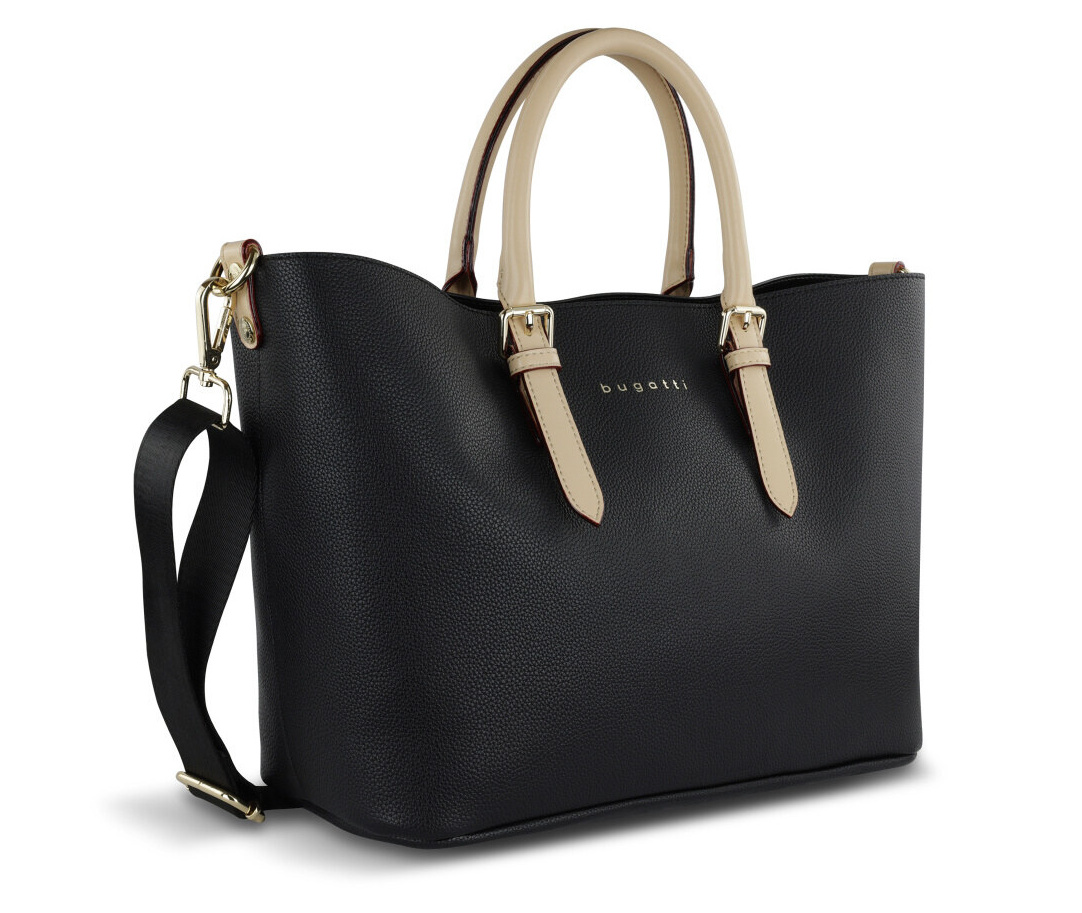 Dámská kabelka Bugatti ELLA Shopper M 493624-01 15 L černá