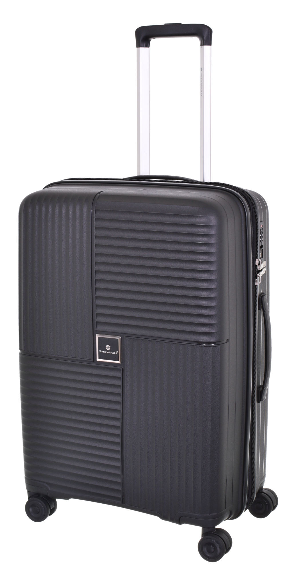 Cestovní kufr Snowball Quadro 4W PP M 20403-67-01 71 L černá