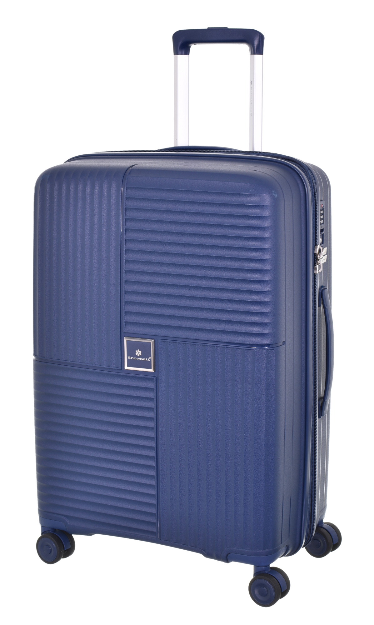 Cestovní kufr Snowball Quadro 4W PP M 20403-67-05 71 L modrá