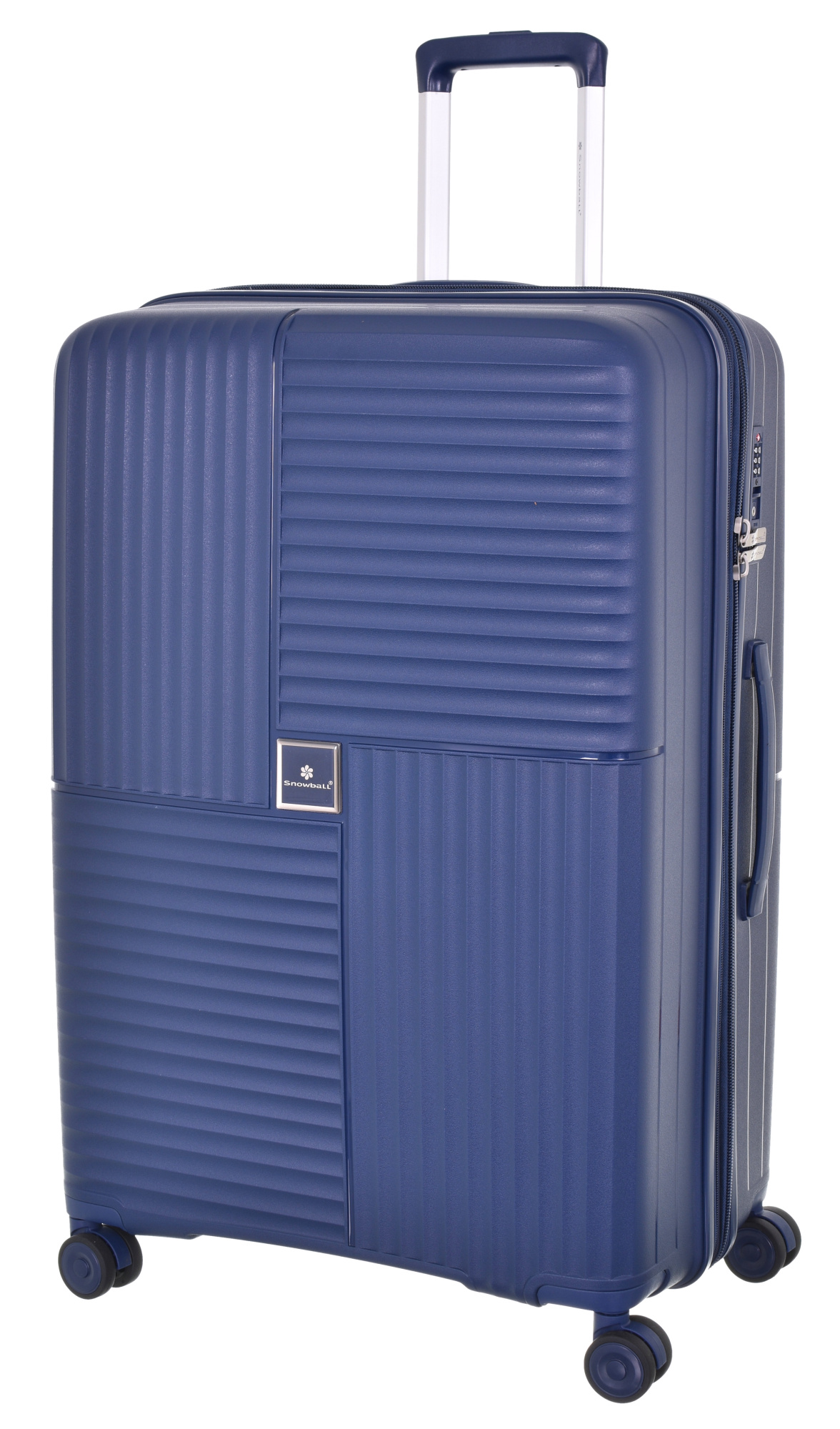 Cestovní kufr Snowball Quadro 4W PP L 20403-76-05 108 L modrá