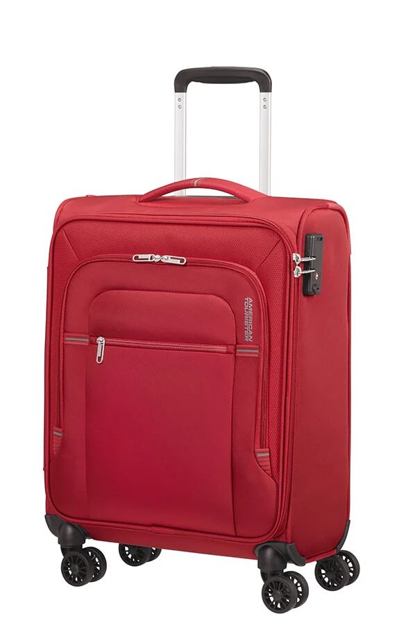 American Tourister Crosstrack SPINNER 55/20 TSA Red/Grey MA3002-10 40 L červená