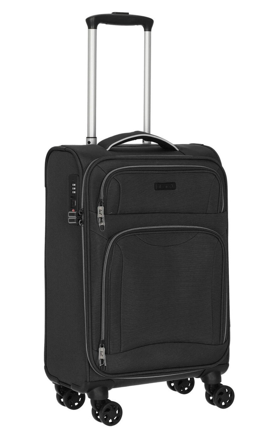 Cestovní kufr d&n 4W S 9254-01 33 L černá