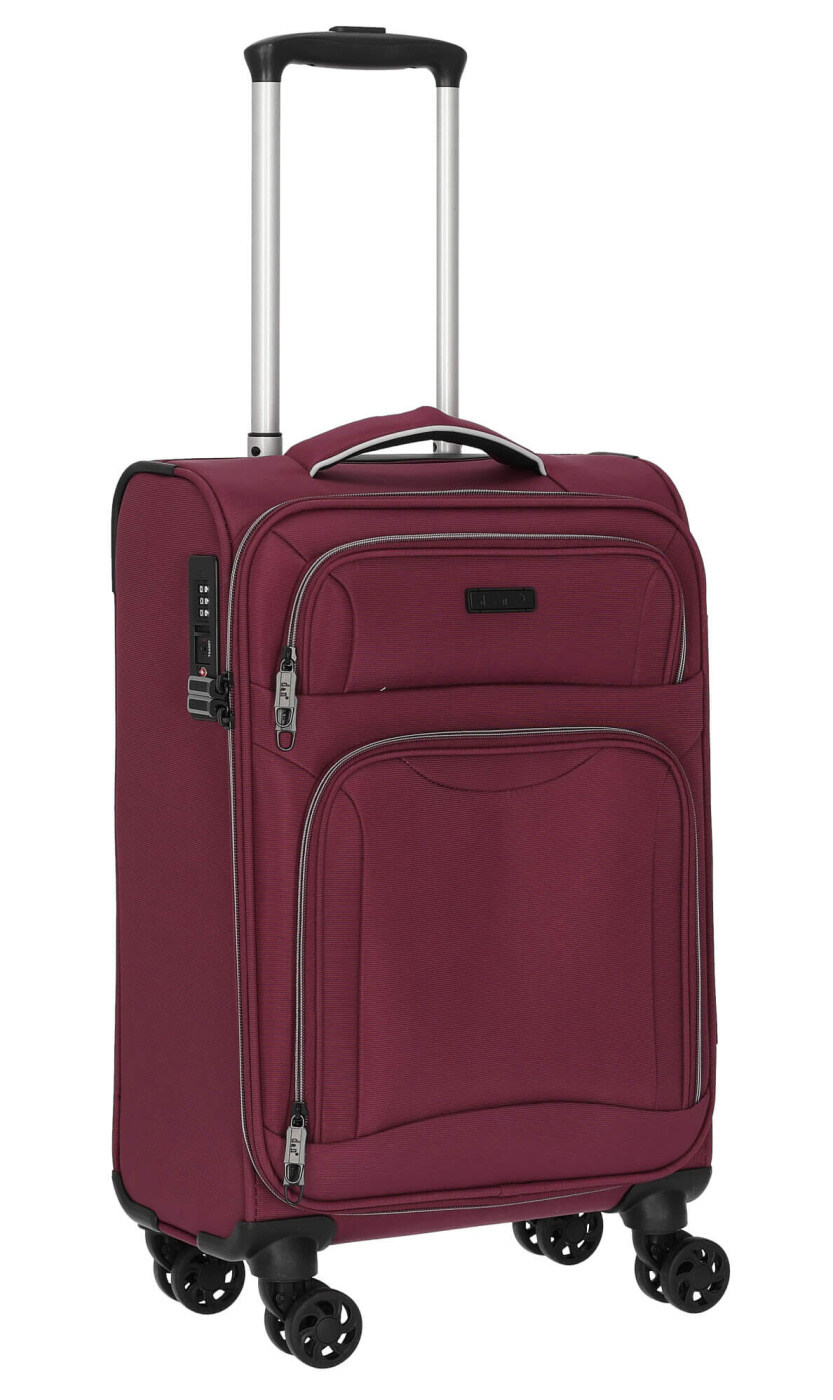Cestovní kufr d&n 4W S 9254-04 33 L fialová