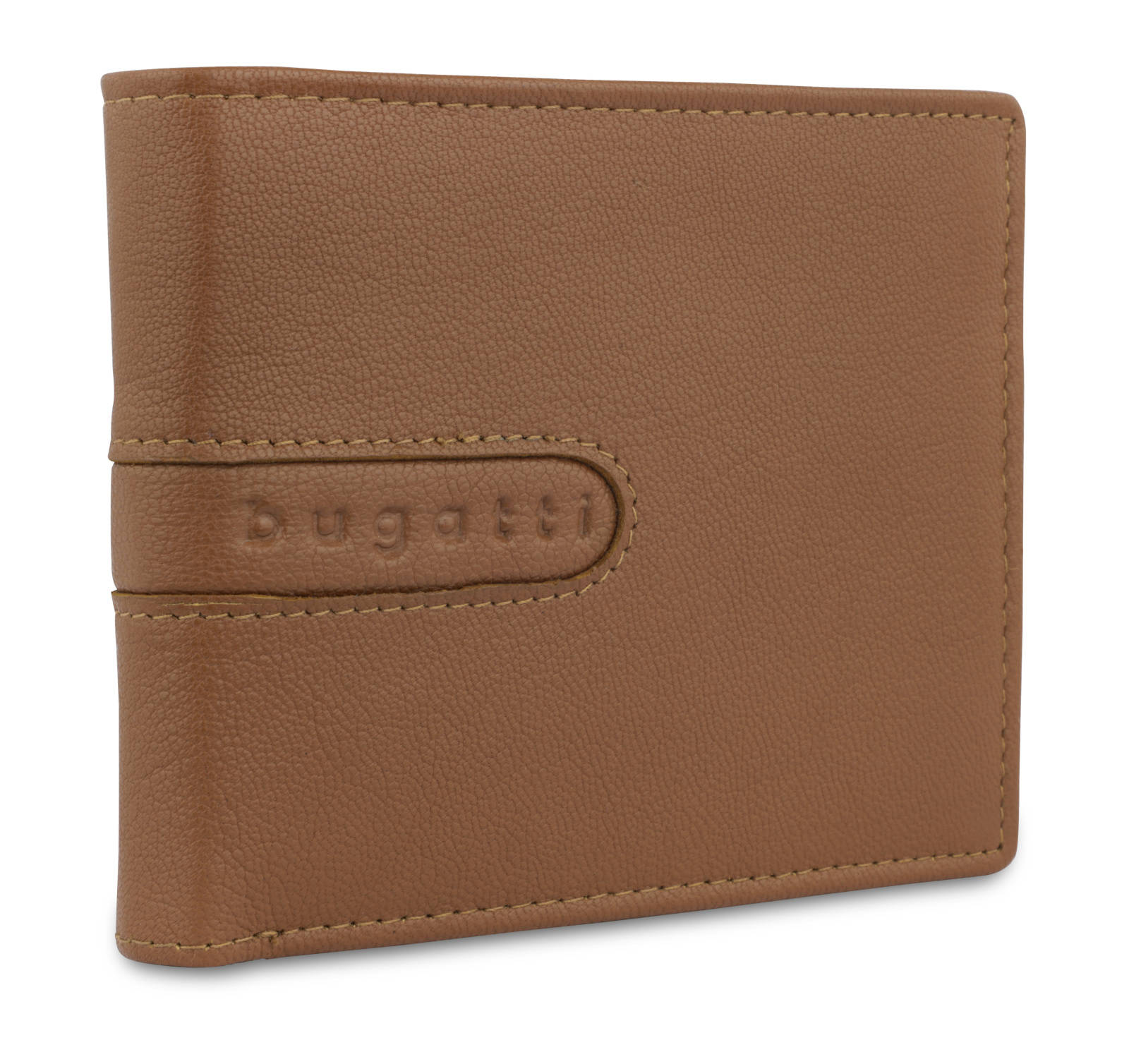Pánská peněženka Bugatti Bomba button 491353-07 tabáková