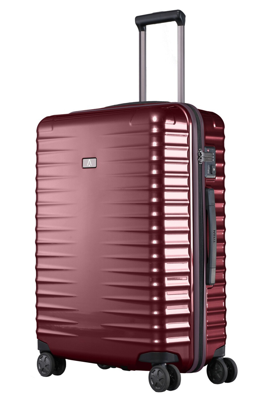 TITAN Koffermanufaktur Cestovní kufr Titan Litron 4W M 700245-10 80 L červená