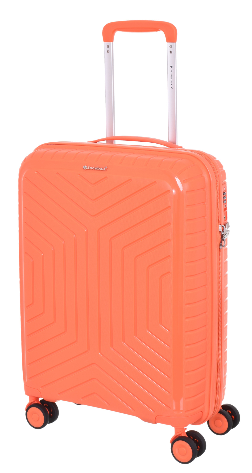 Cestovní kufr Snowball 4W PP S 20103-55-10 35 L oranžová