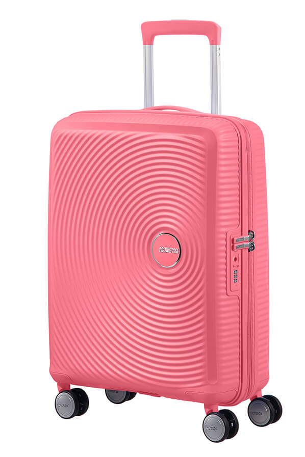 American Tourister Soundbox SPINNER 55/20 EXP TSA Sun Kissed Coral 32G001-00 35,5 L červená