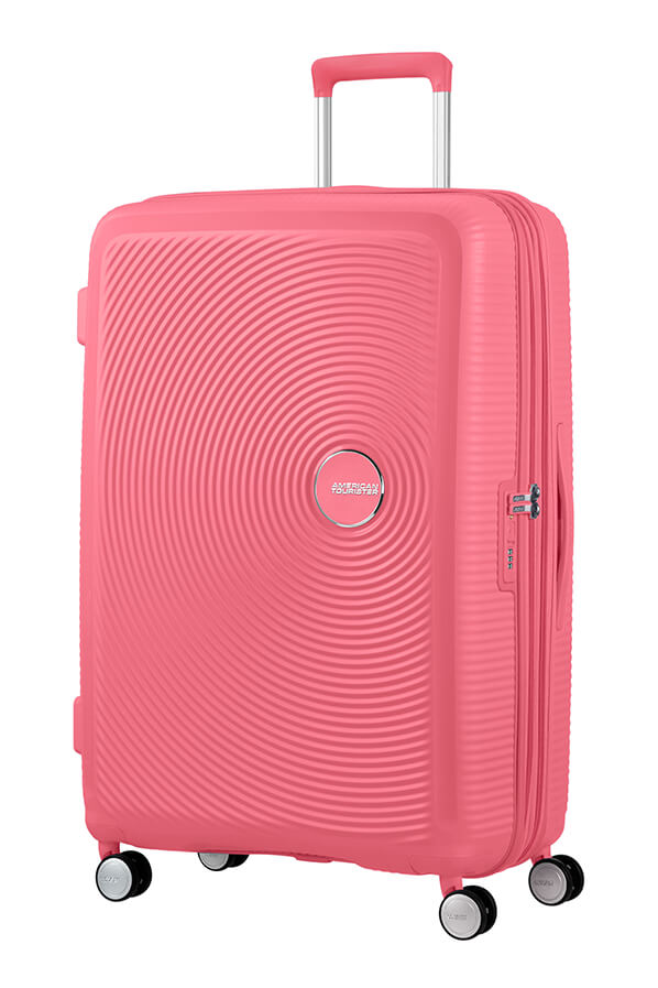 American Tourister Soundbox SPINNER 77/28 EXP TSA Sun Kissed Coral 32G003-00 97 L červená