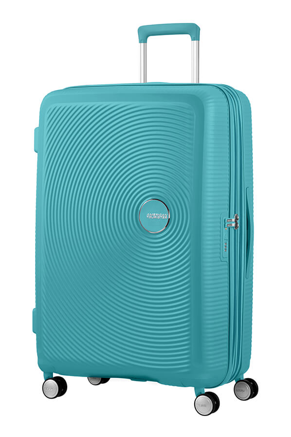 American Tourister Soundbox SPINNER 77/28 EXP TSA Turquoise Tonic 32G003-31 97 L tyrkysová
