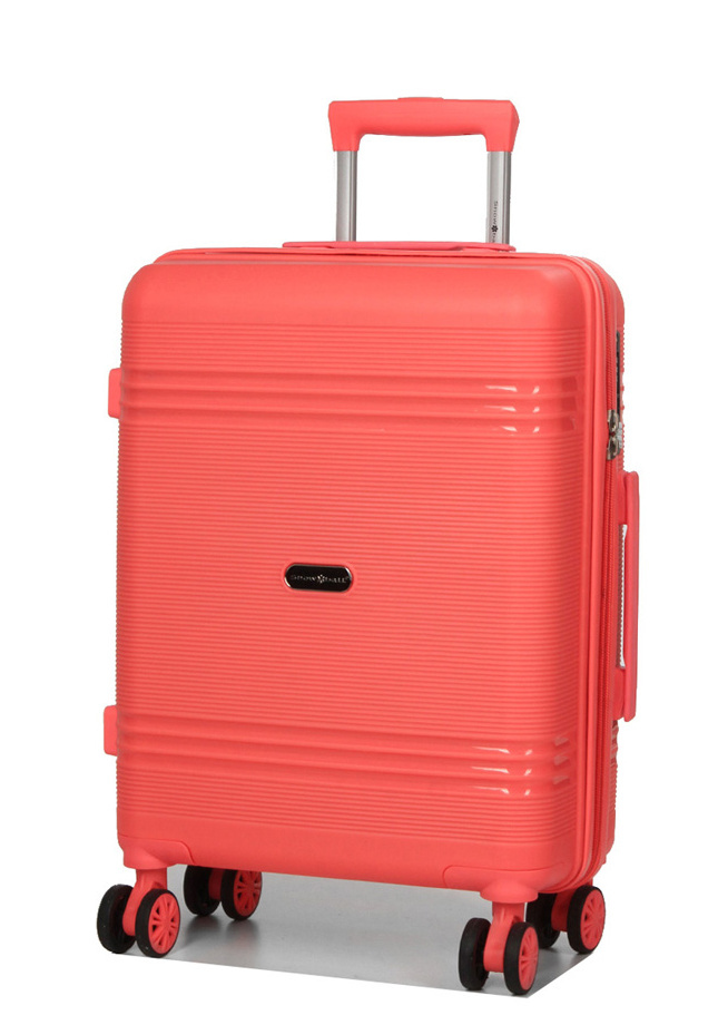 Cestovní kufr Snowball 4W S 21204-55-11 36 L růžová