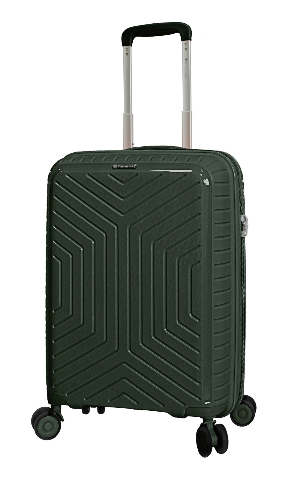Cestovní kufr Snowball 4W PP S 20103-55-35 35 L zelená
