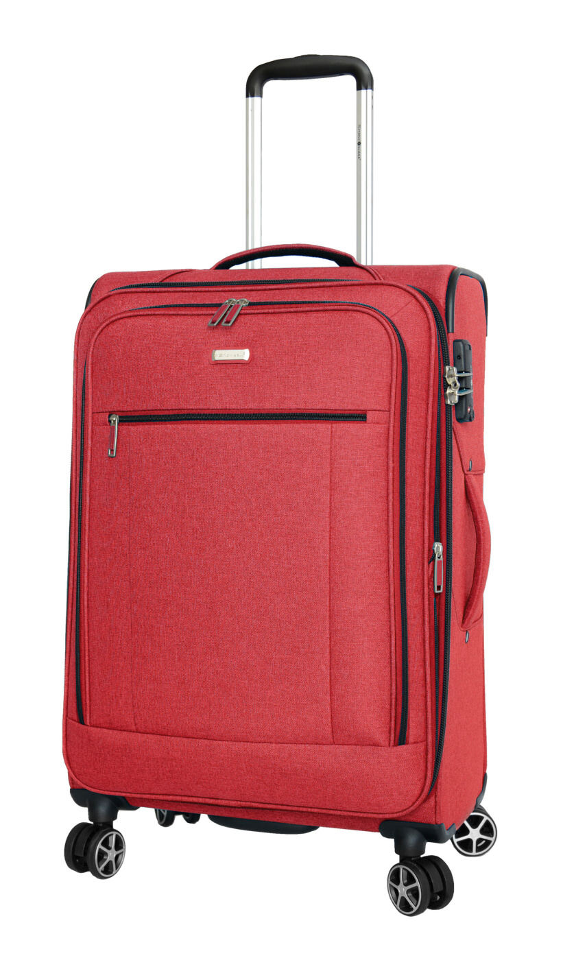Cestovní kufr Snowball 4W M 31104-60-02 68 L červená