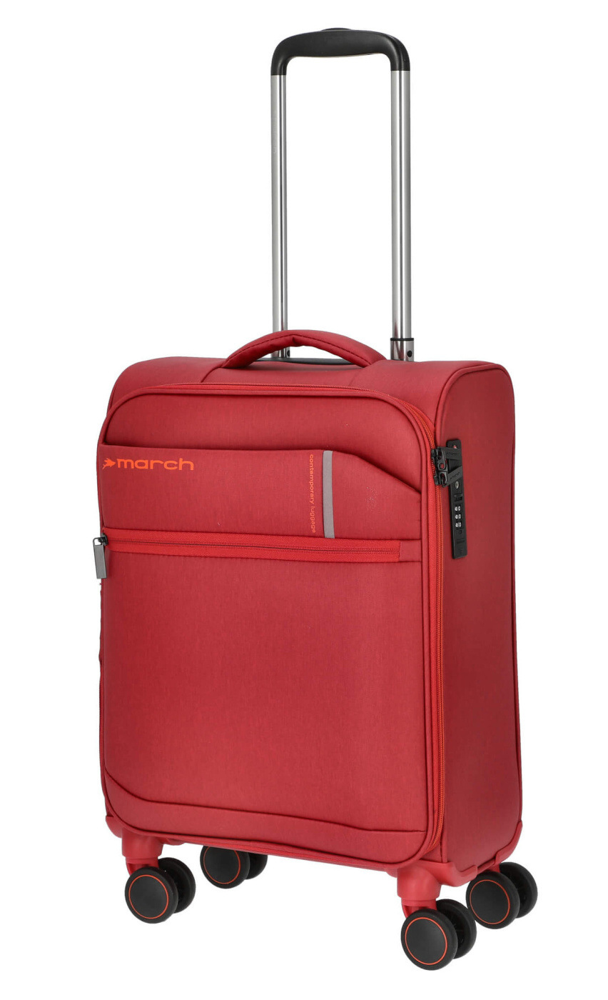 Cestovní kufr March Silhouette S 2866S-52-01 37 L červená