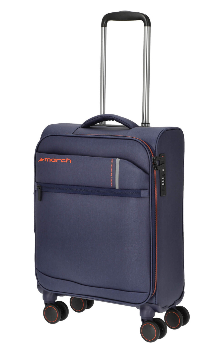 Cestovní kufr March Silhouette S 2866S-52-04 37 L modrá