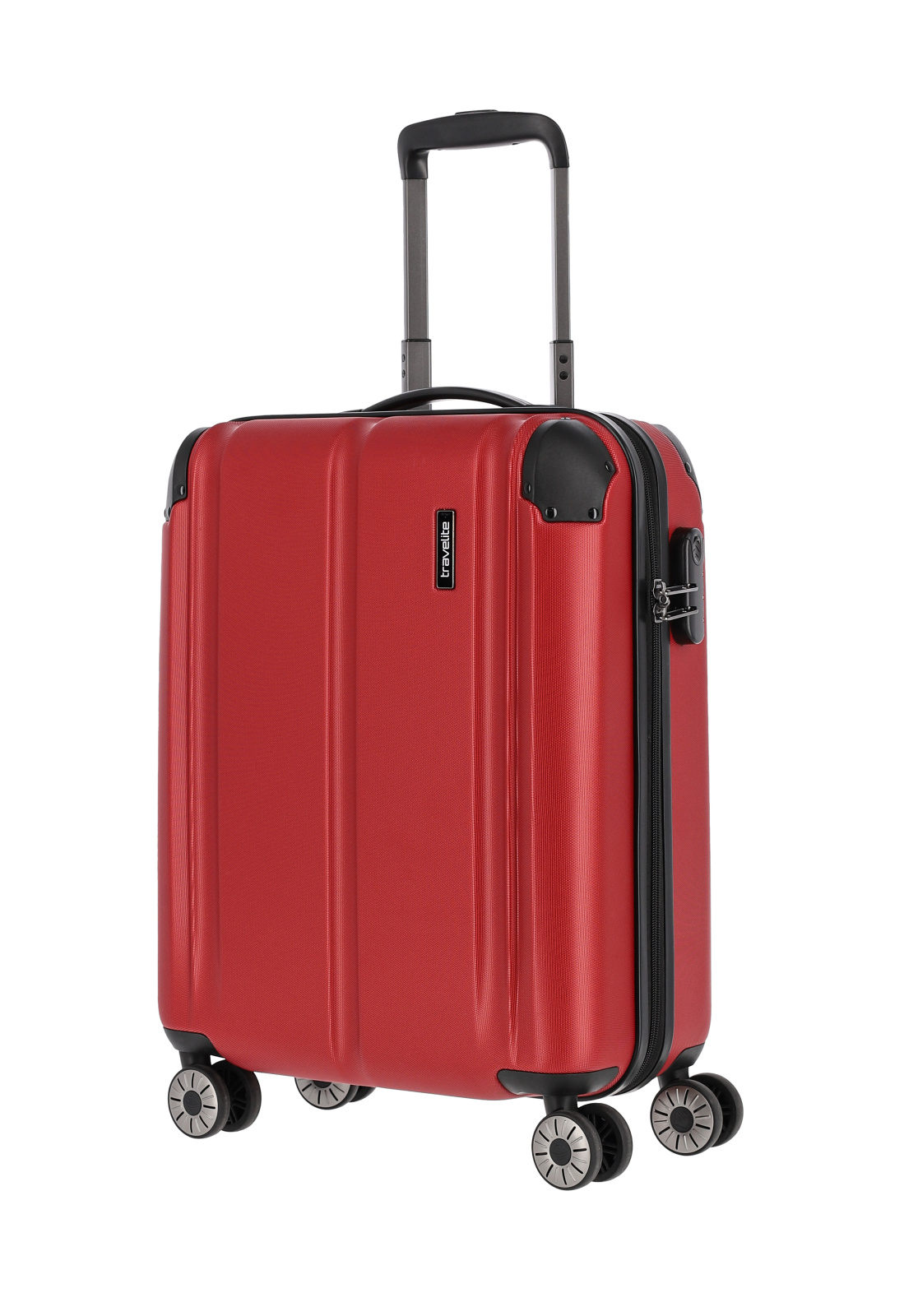 Cestovní kufr Travelite City 4W S 73047-10 40 L červená