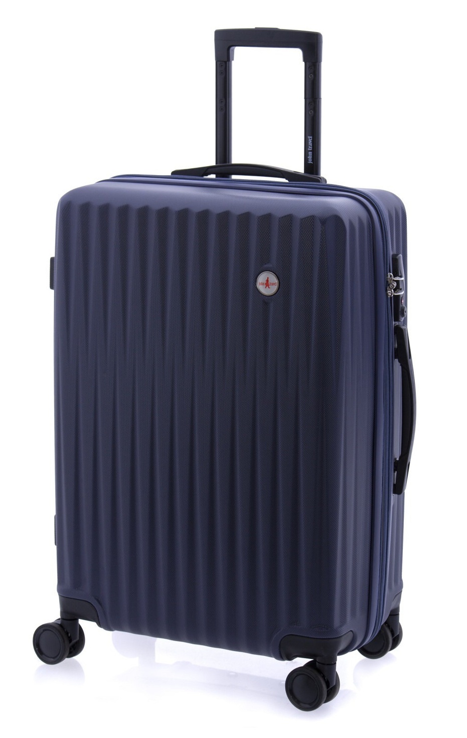 Cestovní kufr John Travel Diamond 4W M 8411-00 63 L modrá