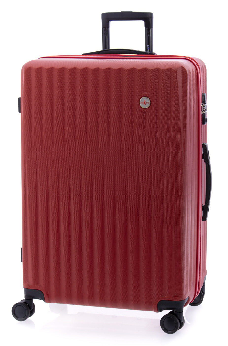 Cestovní kufr John Travel Diamond 4W L 8412-03 97 L červená