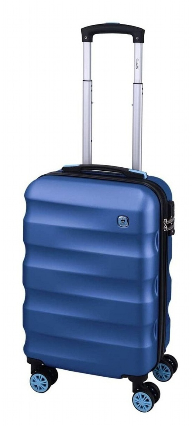 Cestovní kufr Dielle Wave 4W S 150-55-05 30 L modrá