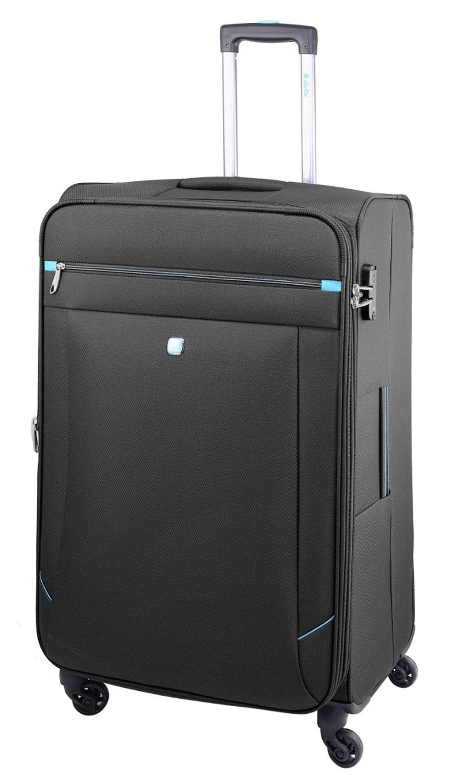 Cestovní kufr Dielle 4W L 300-77-01 106 L černá