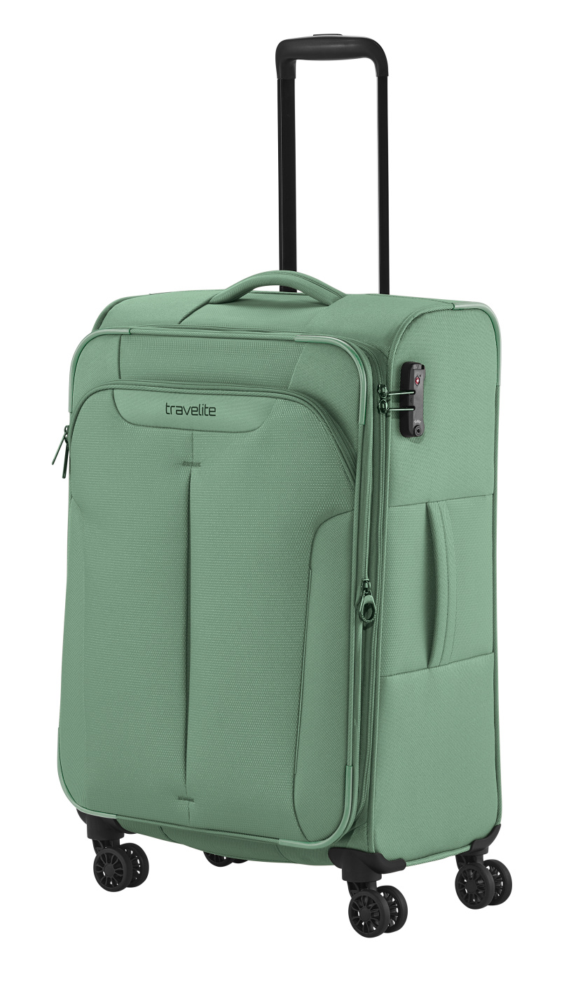 Cestovní kufr Travelite Croatia M 80348-81 61 L zelená