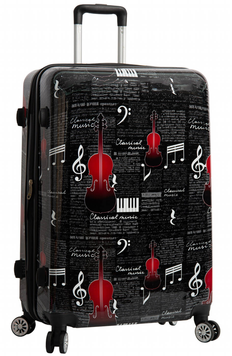 Cestovní kufr MADISSON 4W ABS L 36820B-76-00 100 L černá