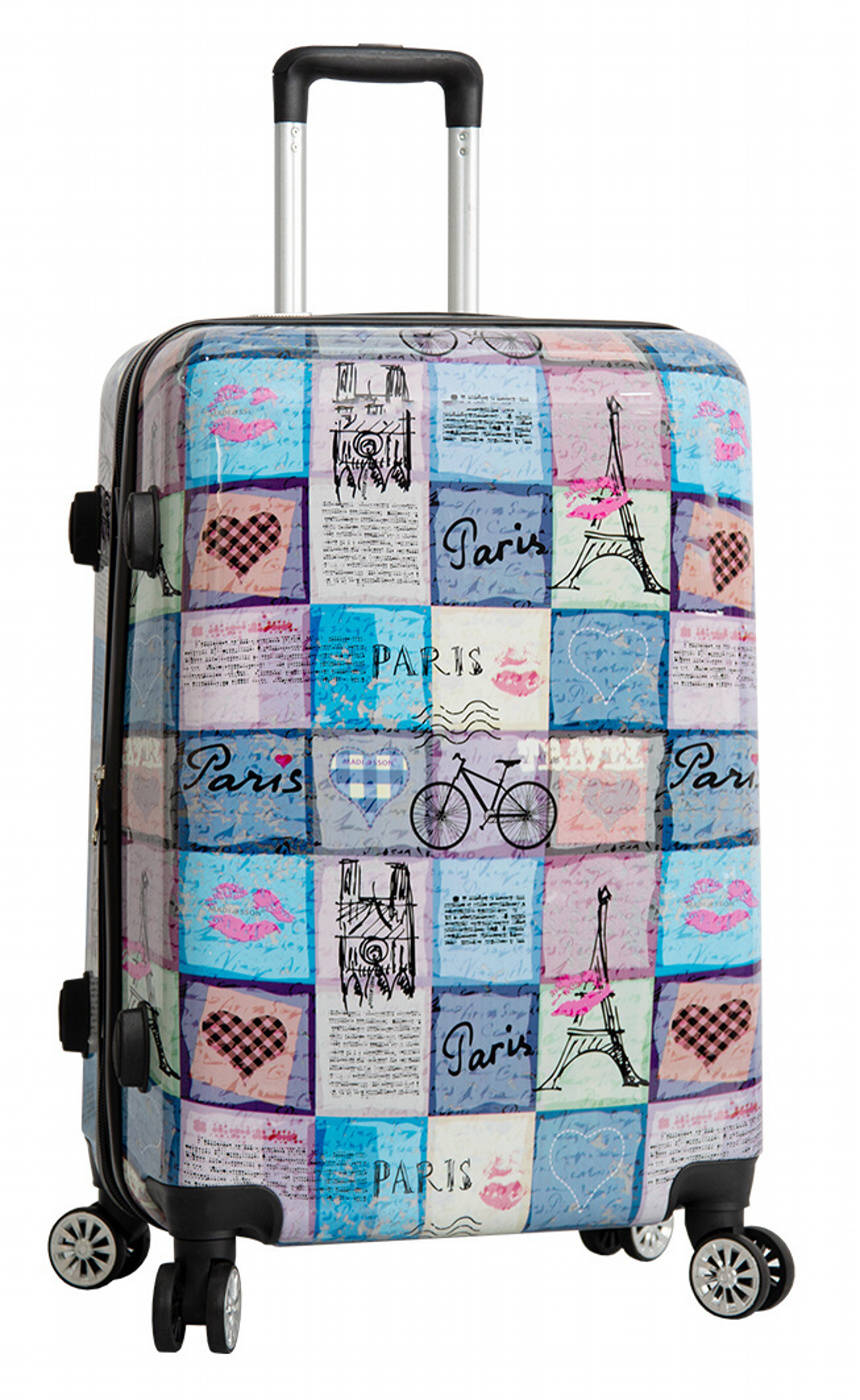 Cestovní kufr MADISSON 4W ABS M 36820C-66-00 60 L vícebarevná