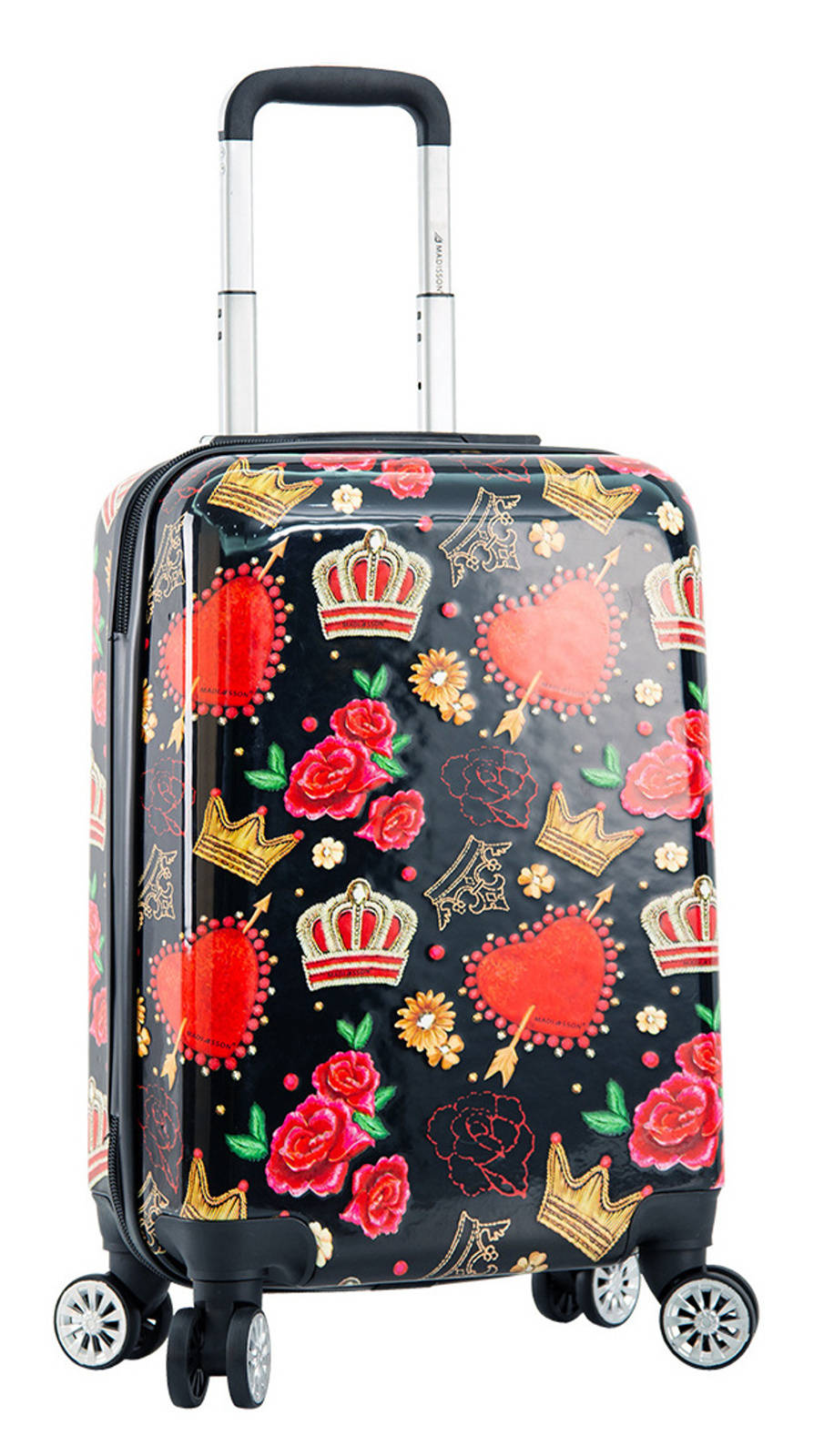 Cestovní kufr MADISSON 4W ABS S 36820J-55-00 30 L černá