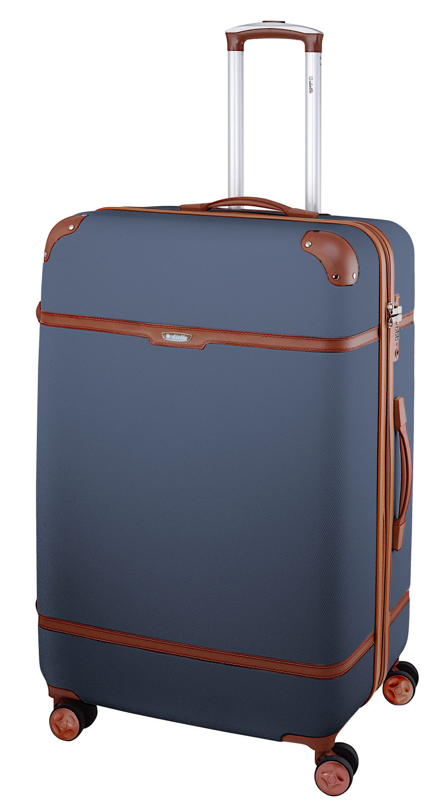 Cestovní kufr Dielle L corners 160-70-05 110 L modrá