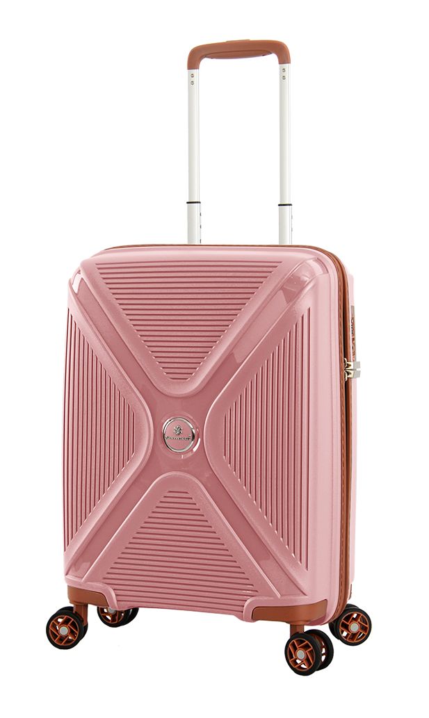 Cestovní kufr Snowball PP 4W S DOXX 84803-55-25 34 L růžová