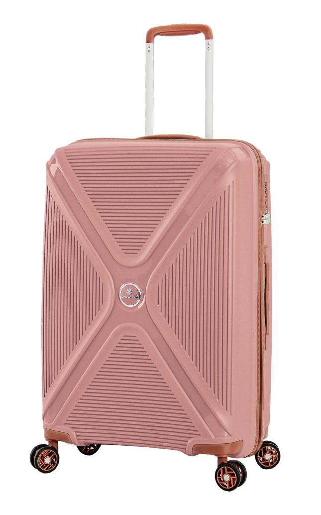 Cestovní kufr Snowball PP 4W M DOXX 84803-66-25 68 L růžová