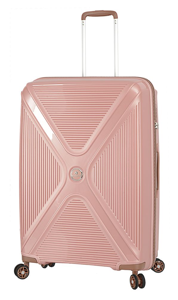 Cestovní kufr Snowball PP 4W L DOXX 84803-76-25 108 L růžová