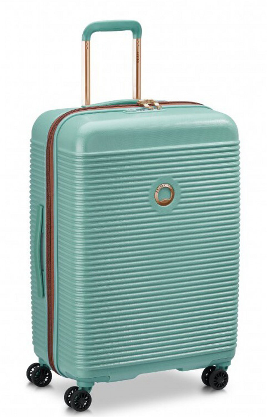 Cestovní kufr Delsey Freestyle M 3859810-43 70 L zelená