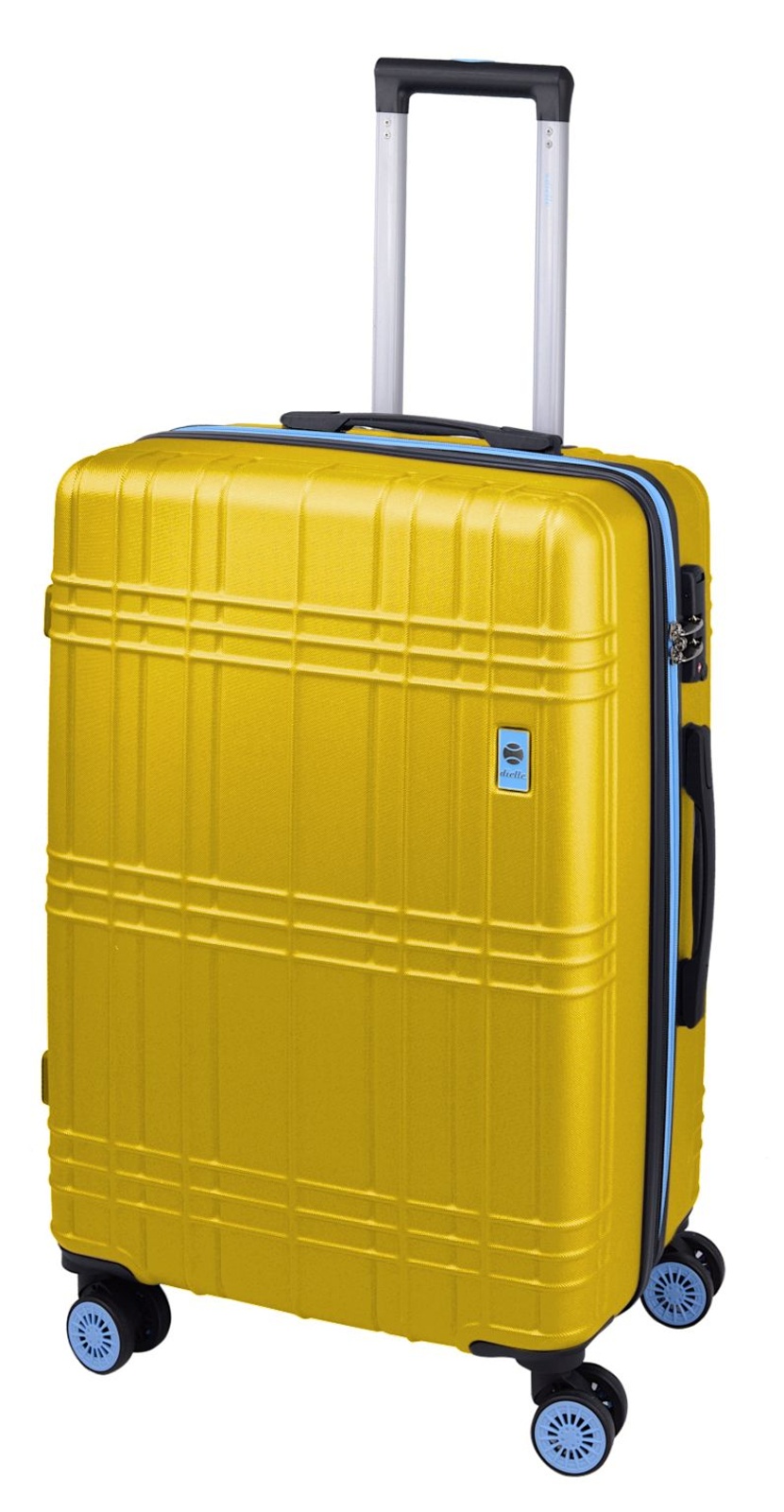 Cestovní kufr Dielle 4W M 130-60-37 73 L Žlutá