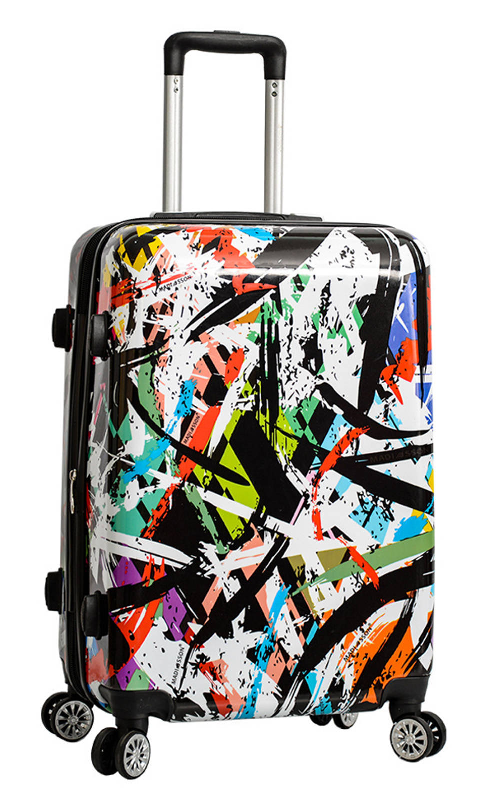 Cestovní kufr MADISSON 4W ABS M 36820N-66-00 60 L vícebarevná