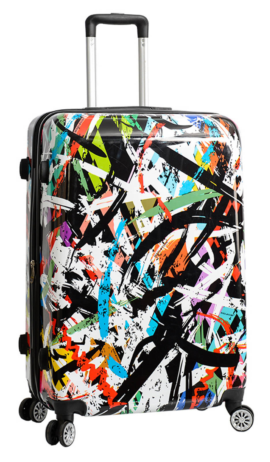 Cestovní kufr MADISSON 4W ABS L 36820N-76-00 100 L vícebarevná