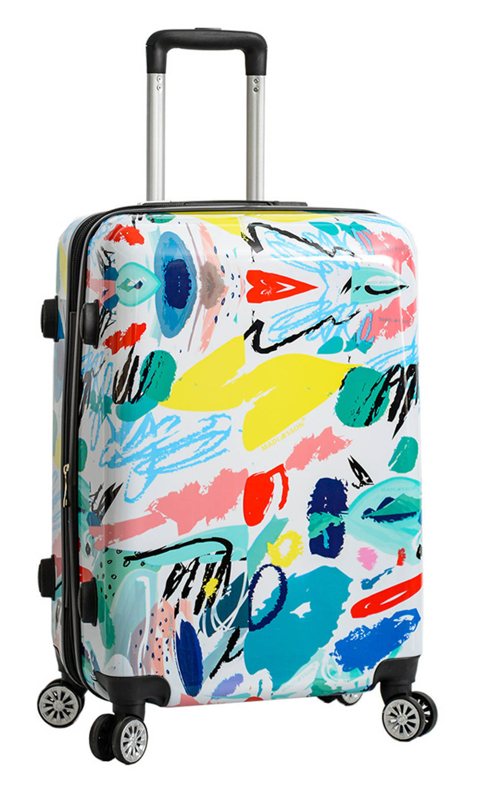 Cestovní kufr MADISSON 4W ABS M 36820P-66-00 60 L vícebarevná