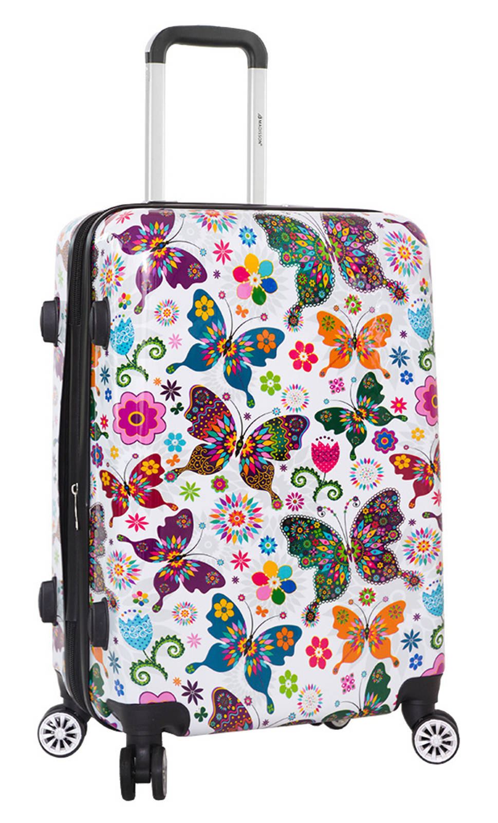 Cestovní kufr MADISSON 4W ABS M 36820U-66-00 60 L vícebarevná