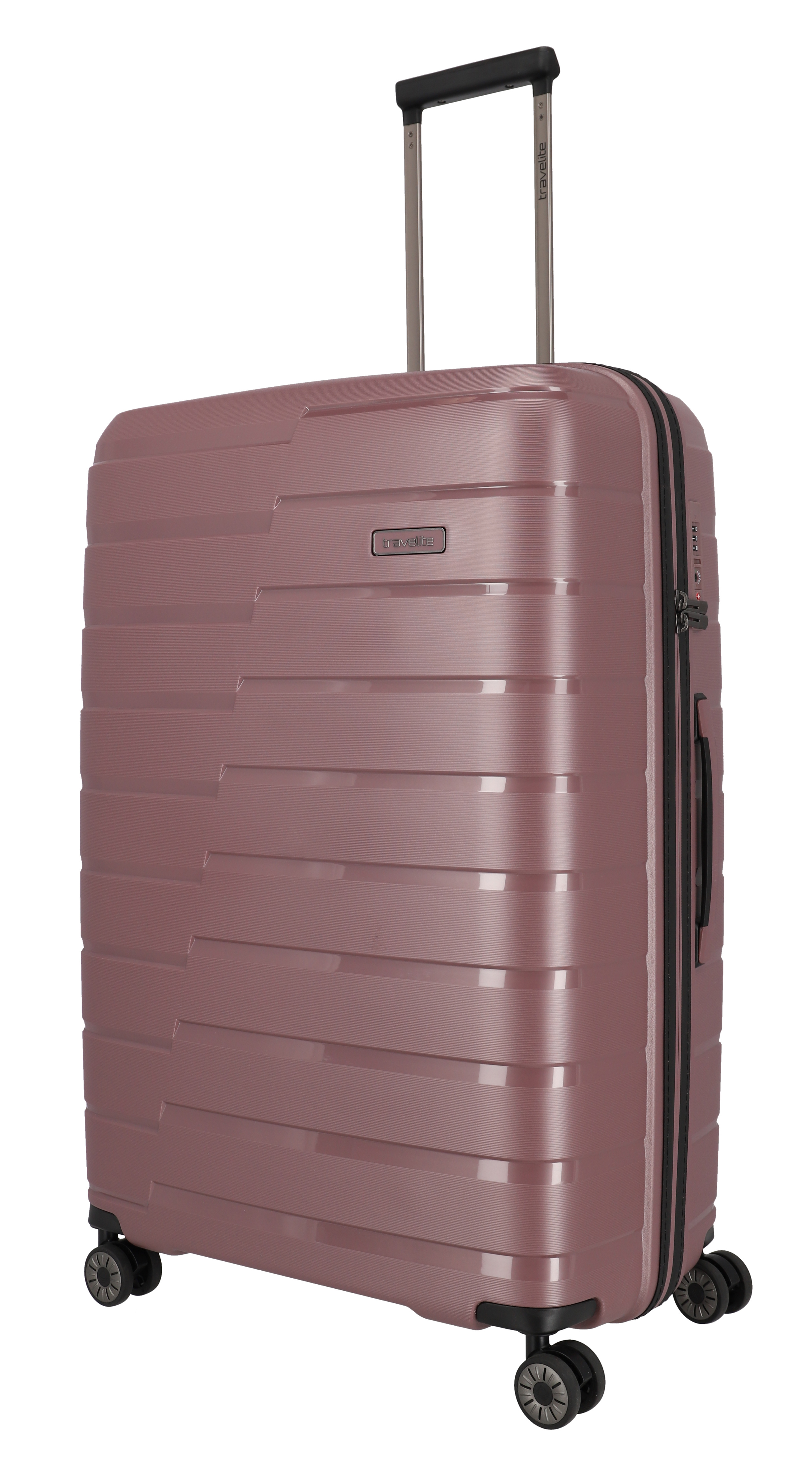 Cestovní kufr Travelite AIR BASE 4W L 75349-17 105 L fialová