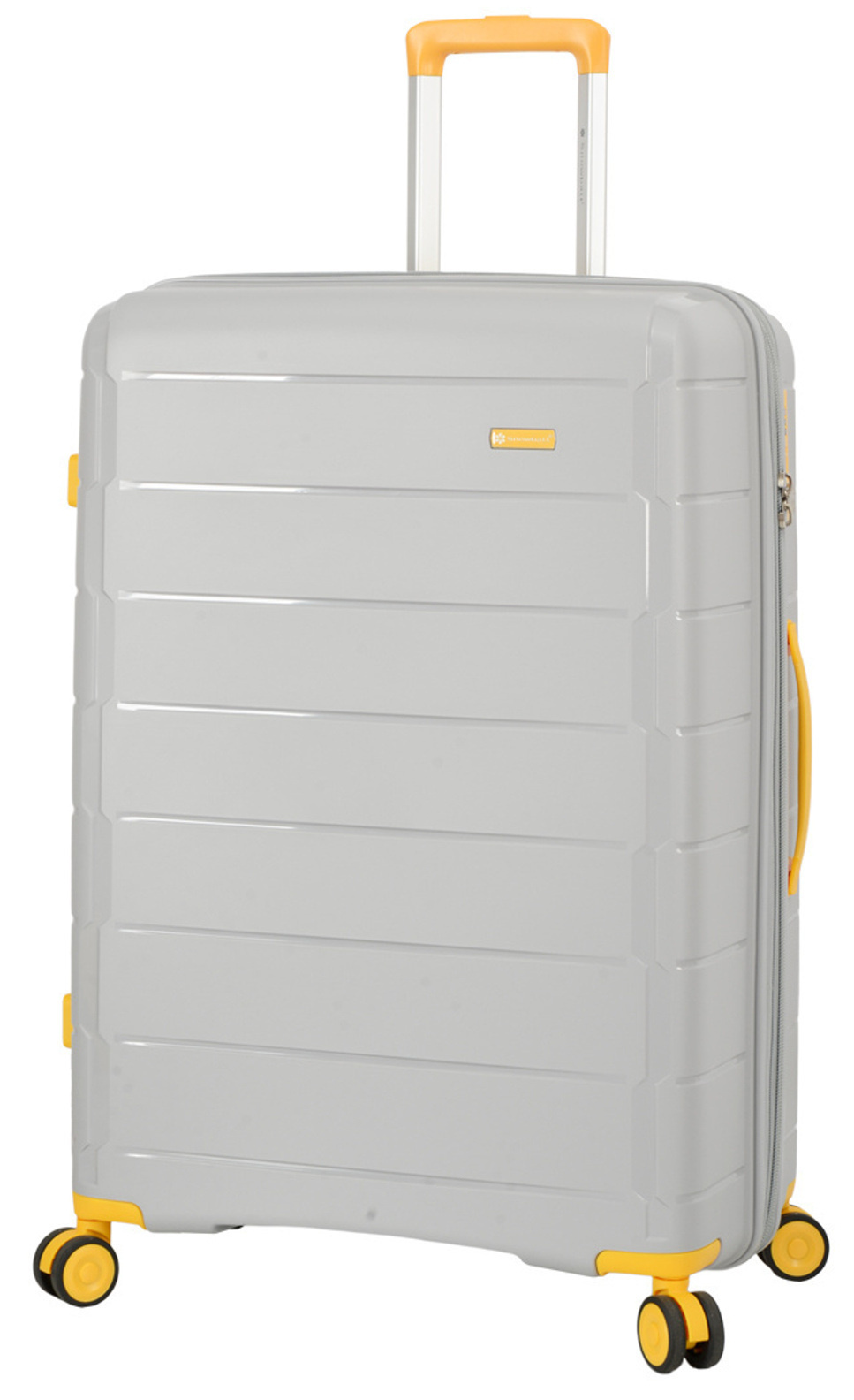 Cestovní kufr Snowball 4W PP L 20303-77-13 108 L šedá