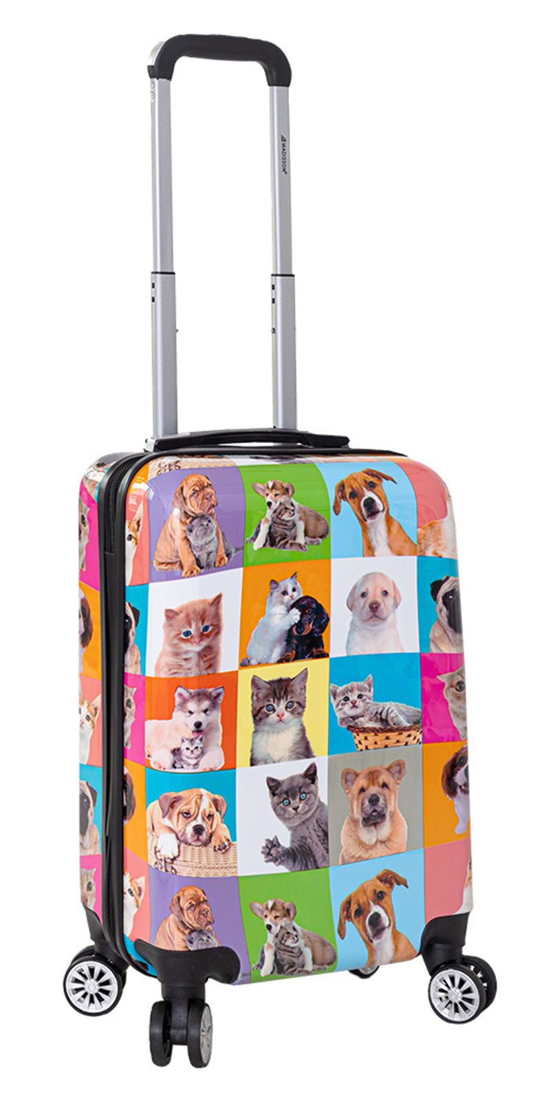 Cestovní kufr MADISSON 4W ABS S 36820X-55-00 30 L vícebarevná