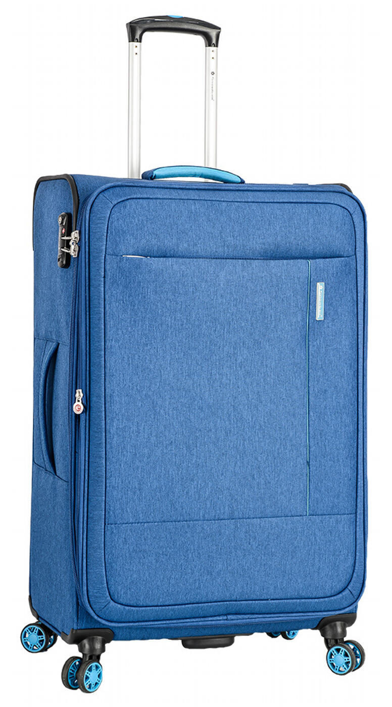 Cestovní kufr Snowball 4W L 39303-77-05 103 L modrá