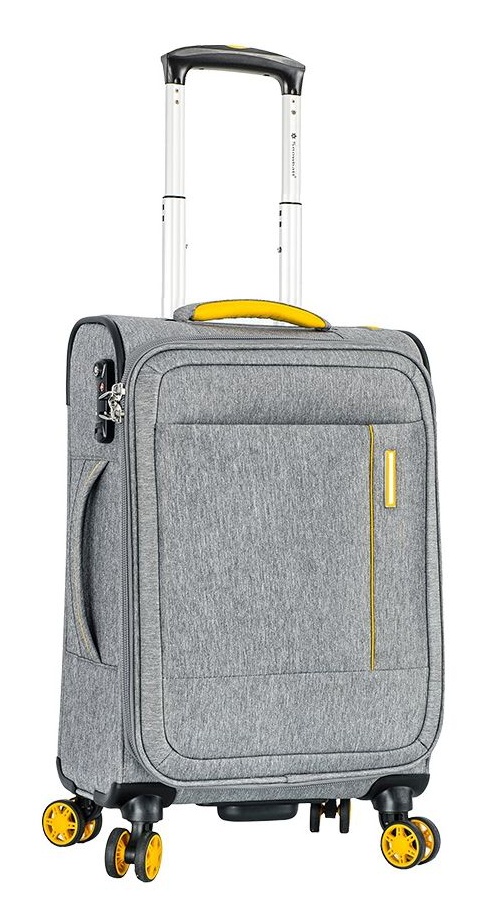 Cestovní kufr Snowball 4W S 39303-55-13 35 L šedá