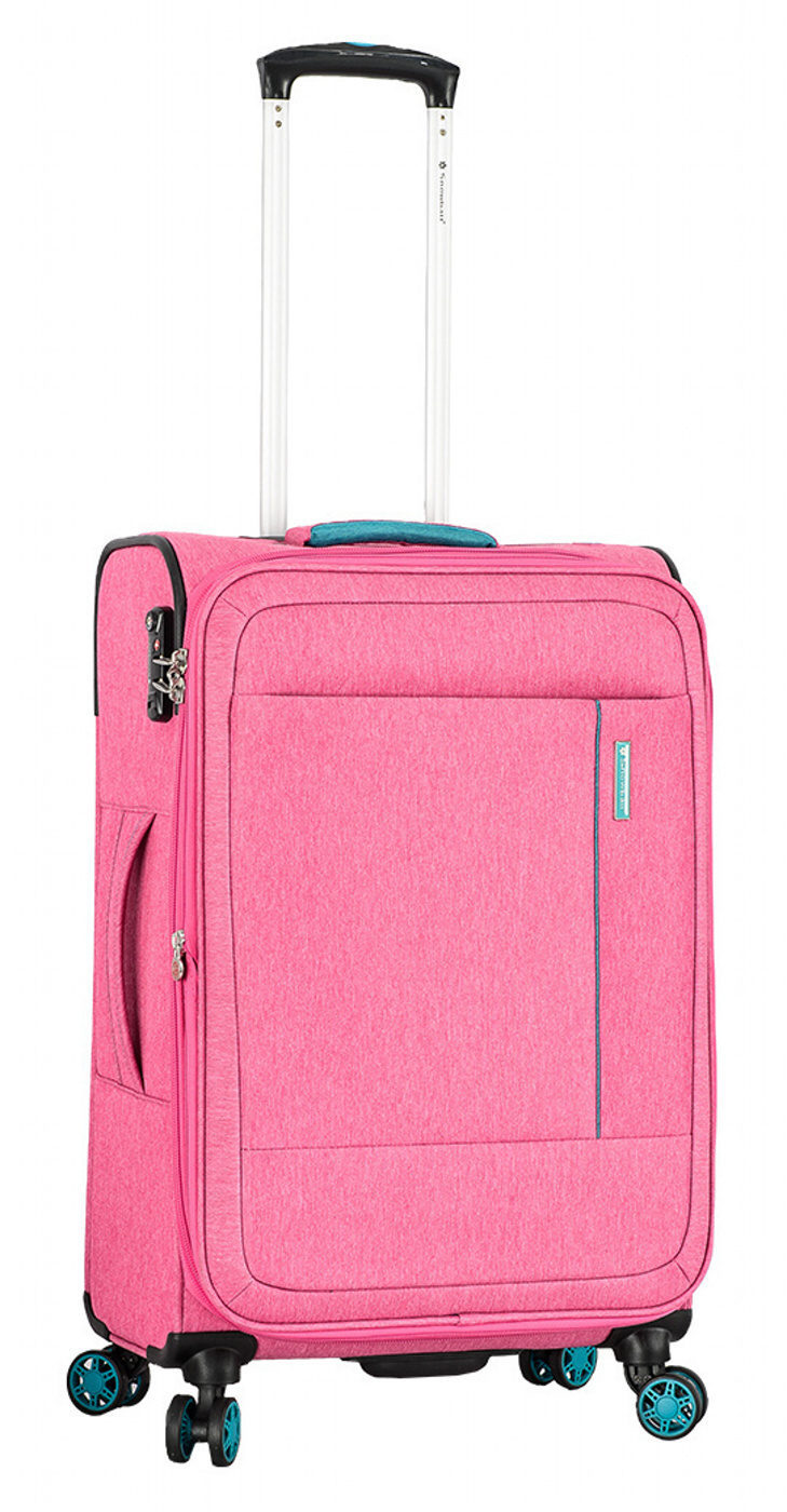 Cestovní kufr Snowball 4W M 39303-67-30 62 L růžová