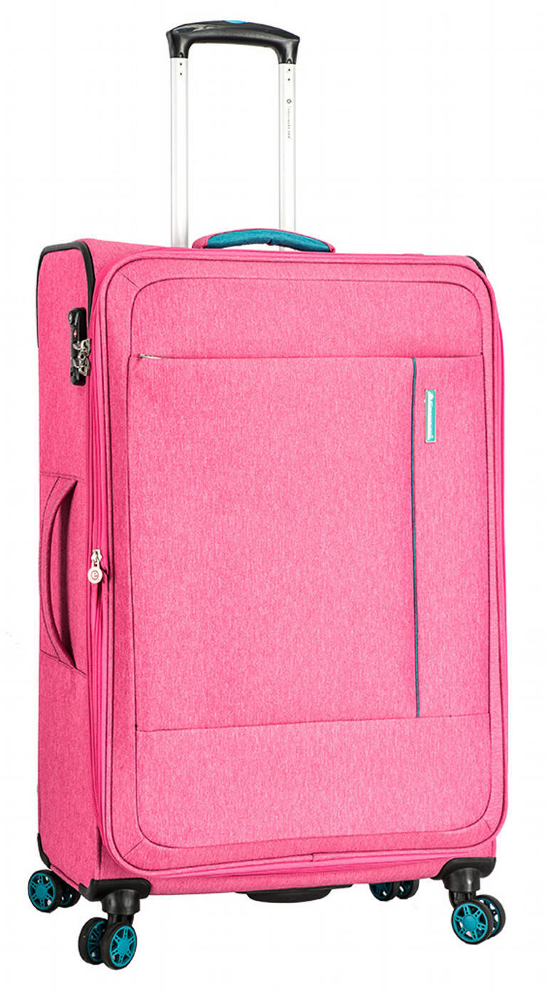 Cestovní kufr Snowball 4W L 39303-77-30 103 L růžová