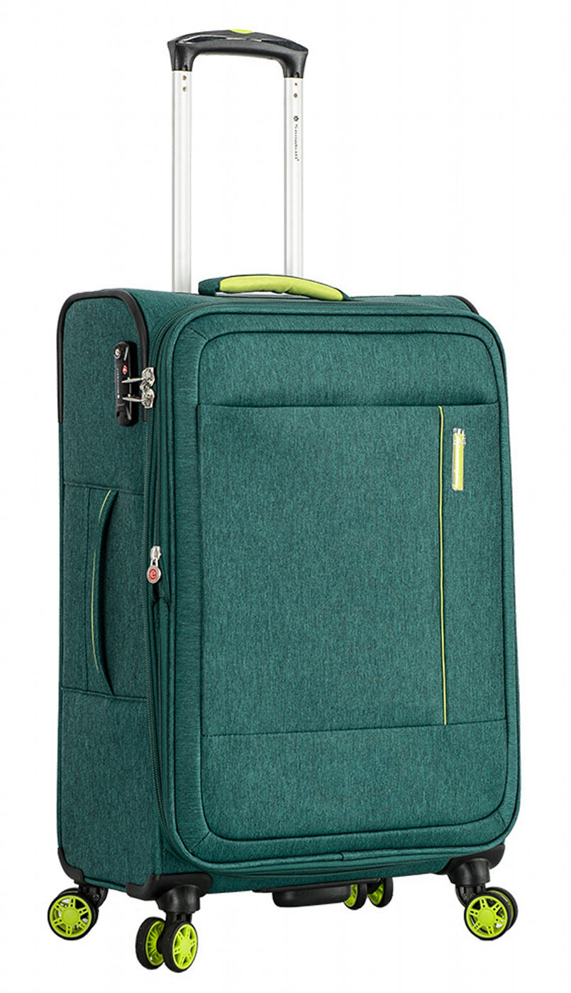 Cestovní kufr Snowball 4W M 39303-67-34 62 L zelená
