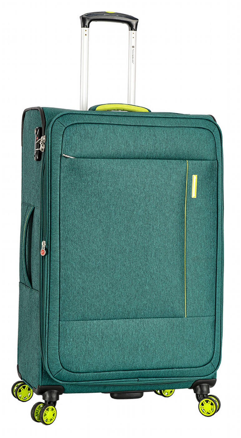 Cestovní kufr Snowball 4W L 39303-77-34 103 L zelená